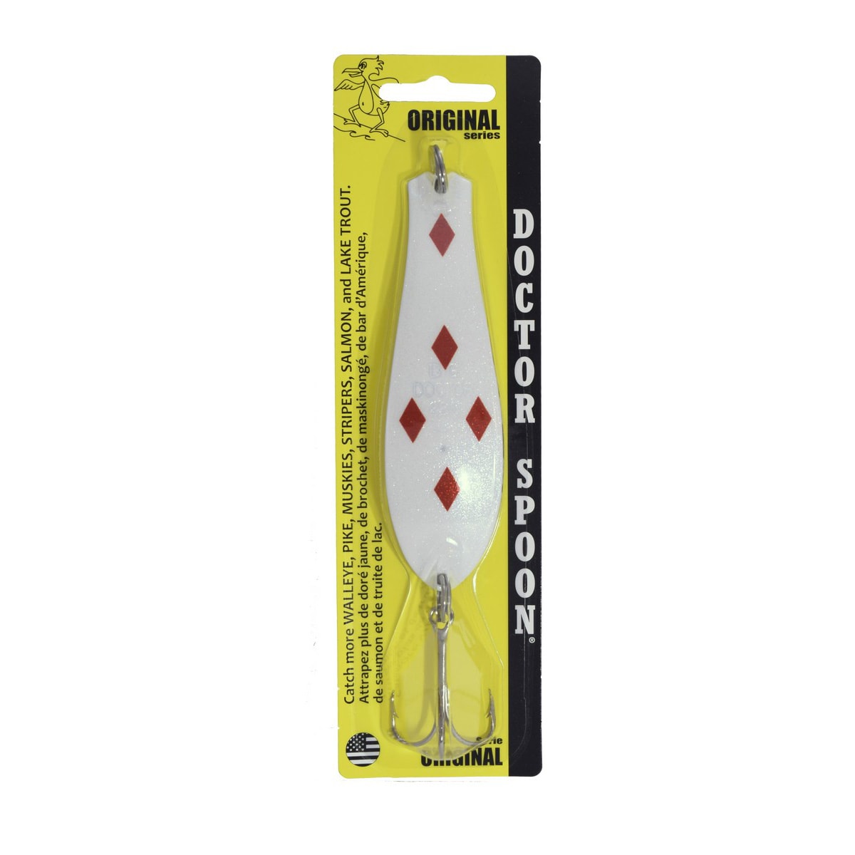 Doctor Spoon in (320) White / Red 5 of Diamonds - Yellow Bird