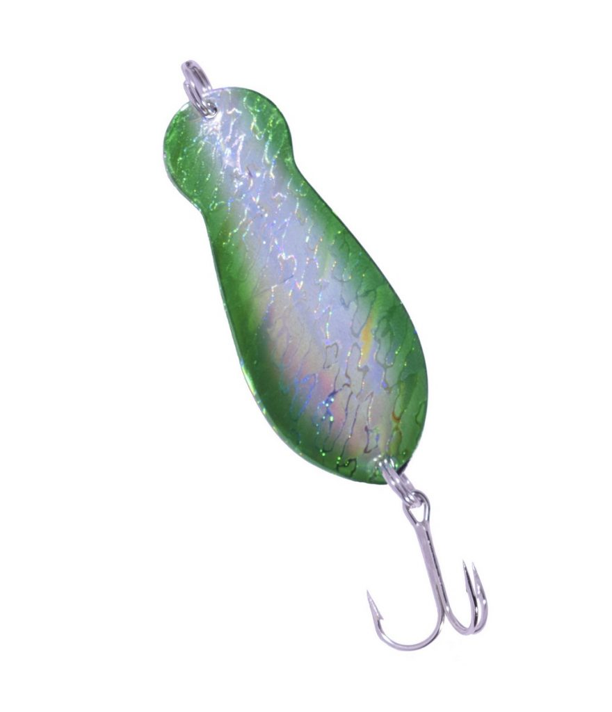 KB Spoon Holographic Series in (390) Emerald - Yellow Bird Fishing Products