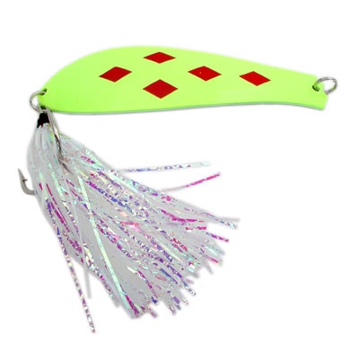 Doctor Spoon Big Game Series in (315) Yellow / Red 5 of Diamonds - Yellow  Bird Fishing Products