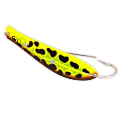 Weedless Doctor Spoon in (41) Frog - Yellow Bird Fishing Products