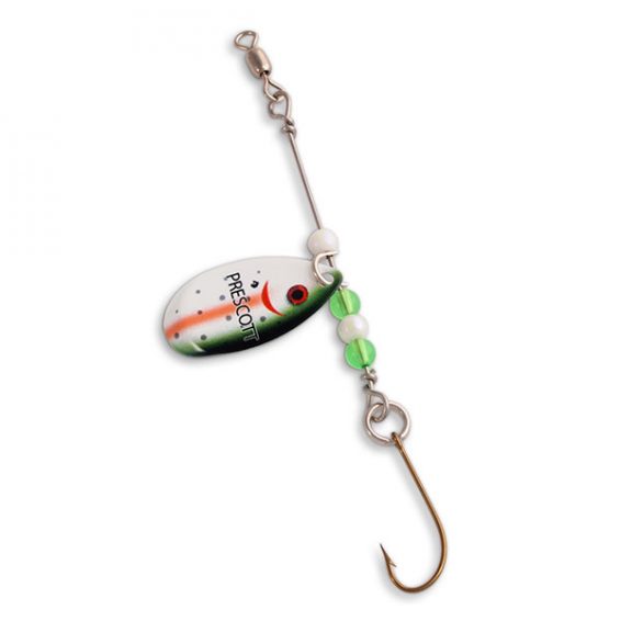 Single Blade Prescott Spinner Panfish Rig in (100) Grave Digger ...