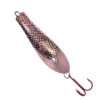 Yellow Bird - Premium Doctor Spoon with Red LazerSharp Hooks in (PM402)  Hammered Gold - 3.75 5/8oz 