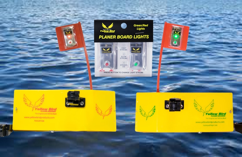 Planer Board LED Lights (PBL-100) - Yellow Bird Fishing Products
