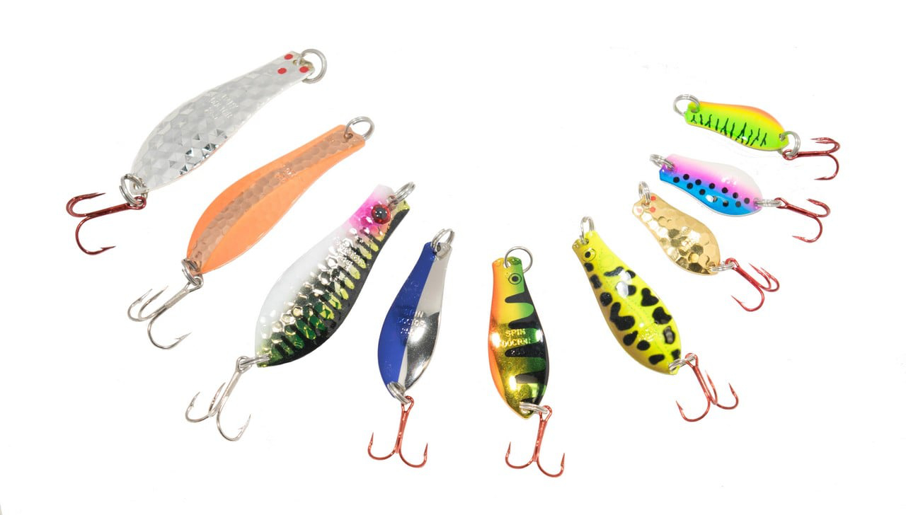 Insect Shaped Spoon Fishing Lure with Spinner